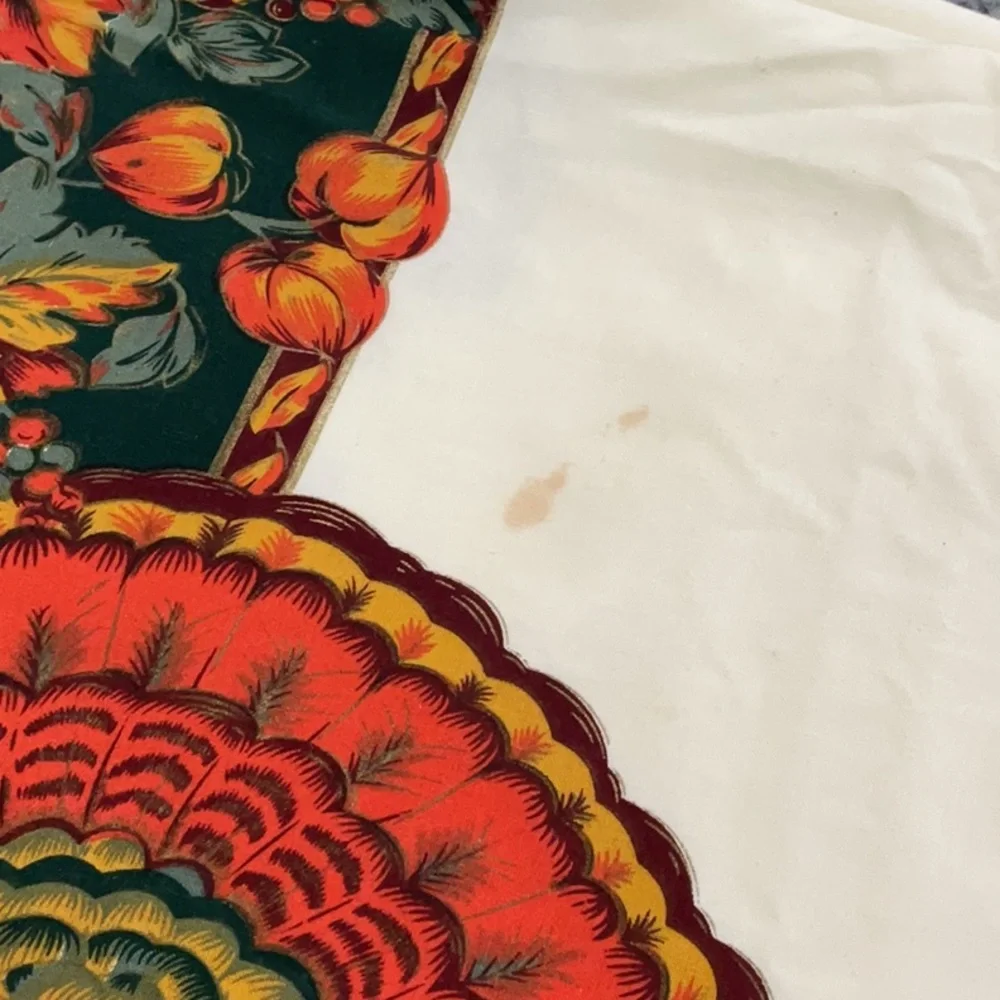 Three Autumn Thanksgiving tablecloths